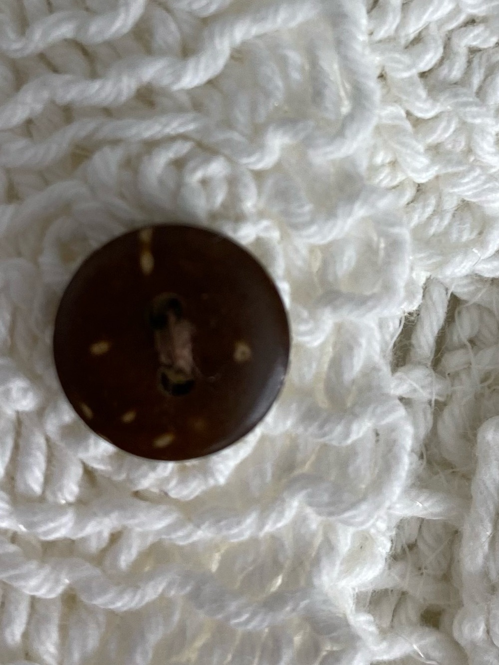 ADORA White Crochet Button-Front Sleeveless Midi Dress - Picture 6 of 12